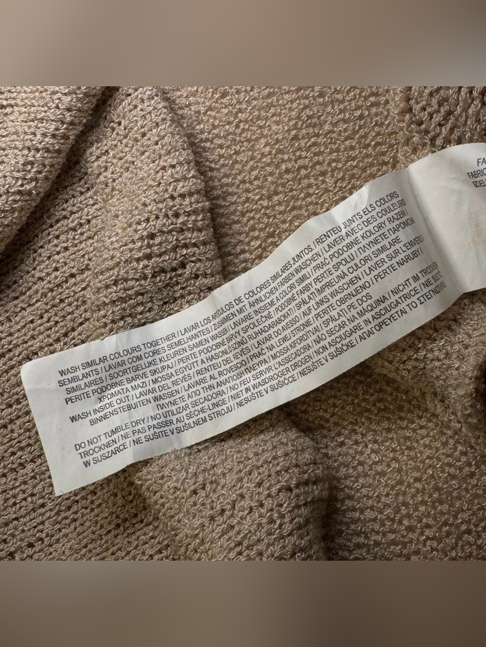 NWOT - PRIMARK Knit Dress
Long| Tan/Cream | Size 12-Boho Beach Pullover NEW - Picture 8 of 12